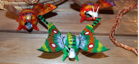 Mexican Butterfly Bobble-Heads